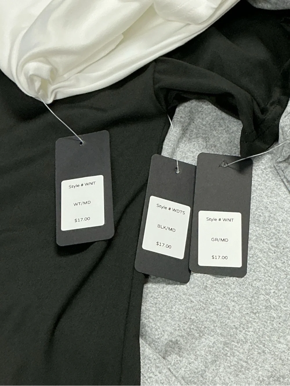 Women’s Short Sleeve Tee – Black, White, Light Gray - Picture 7 of 7